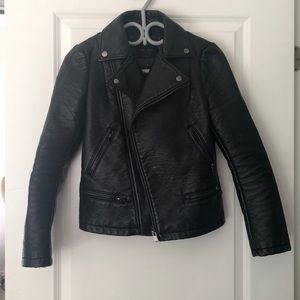 Zara Black Leather Jacket